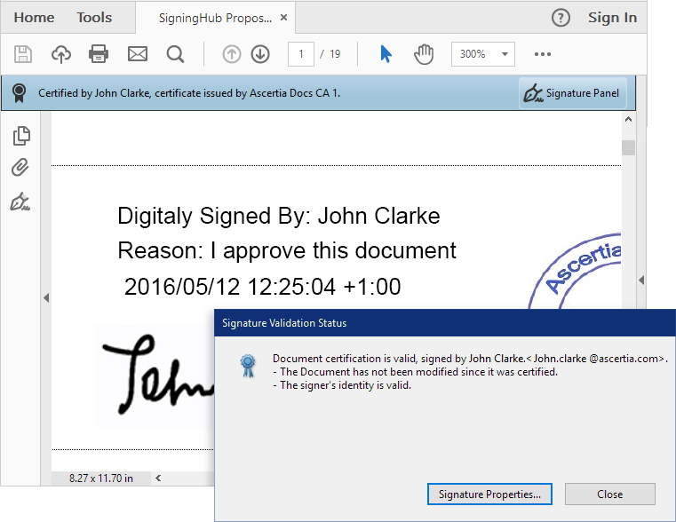 how to insert signature in pdf adobe